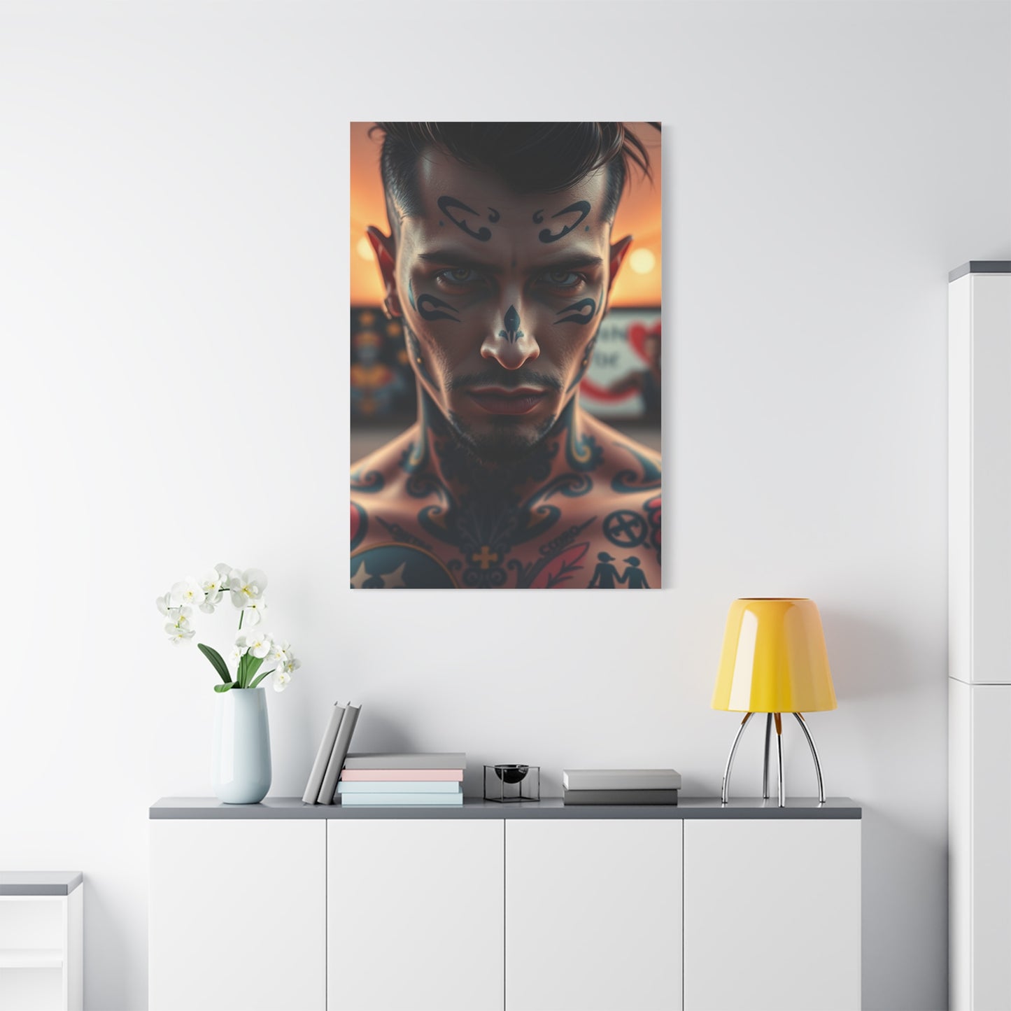 Supreme Tattoo Parlor Art Beautiful Collection Wall Art & Canvas Print