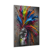 Exploding Spray Paint Creativity Street Wall Art & Canvas Print