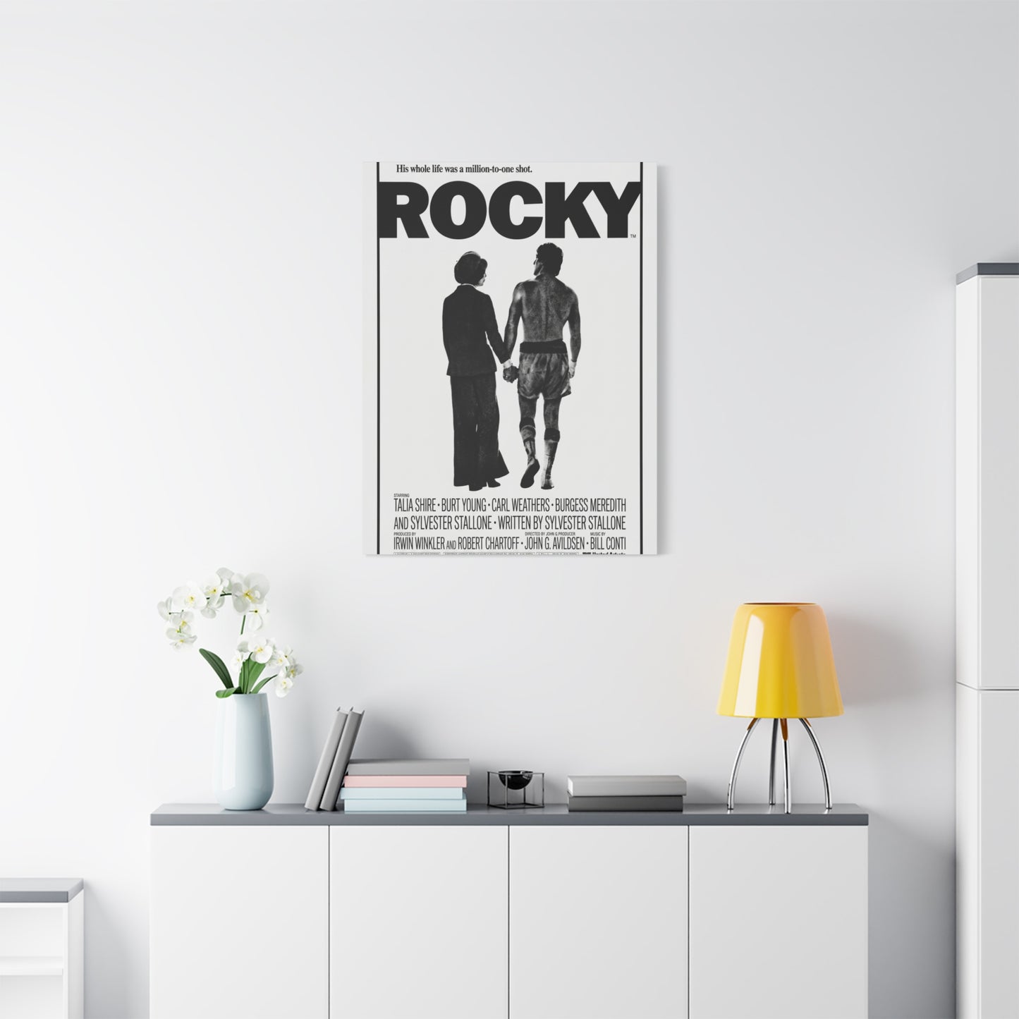Rocky Movie Poster Wall Art & Canvas Print