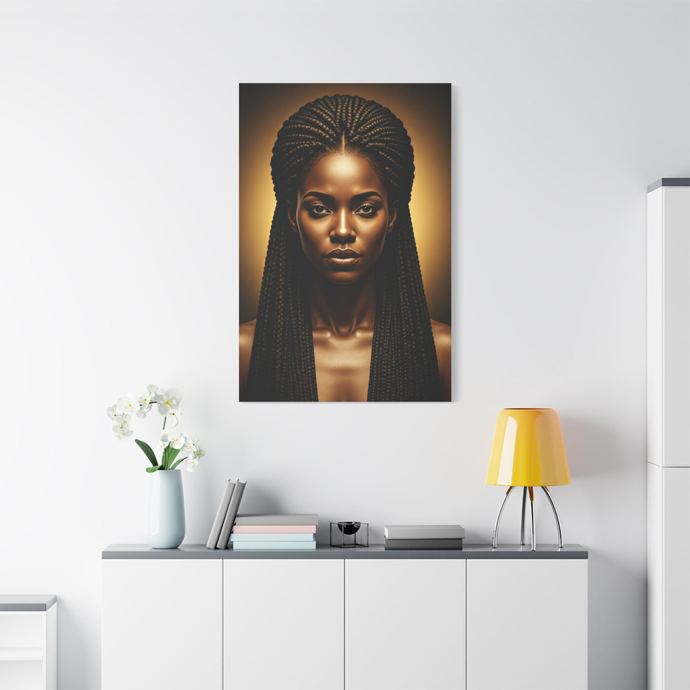 Radiant Braided Queen Portrait Wall Art & Canvas Prints