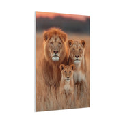 Lion Family Portrait Unity Wall Art & Canvas Print