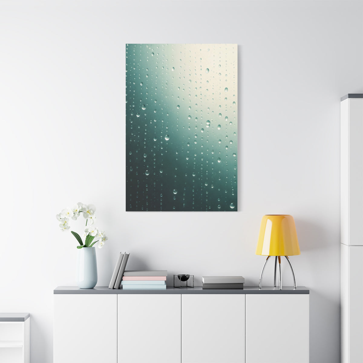 Rain Mist Gradient Wall Art & Canvas Prints