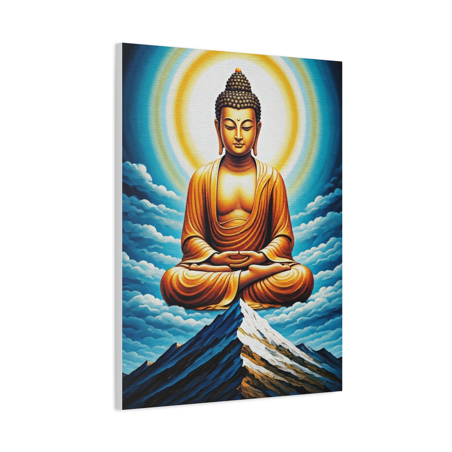 Celestial Buddha Above the Mountains Wall Art & Canvas Prints