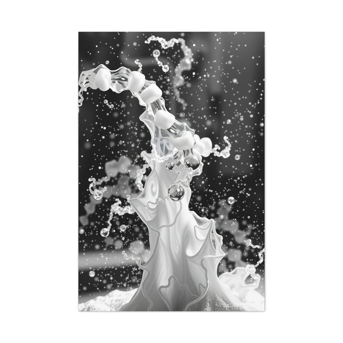 Gray & White Art Canvas Art 3 Wall Art & Canvas Print