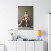 Contemporary Male Nude Portrait Wall Art & Canvas Print