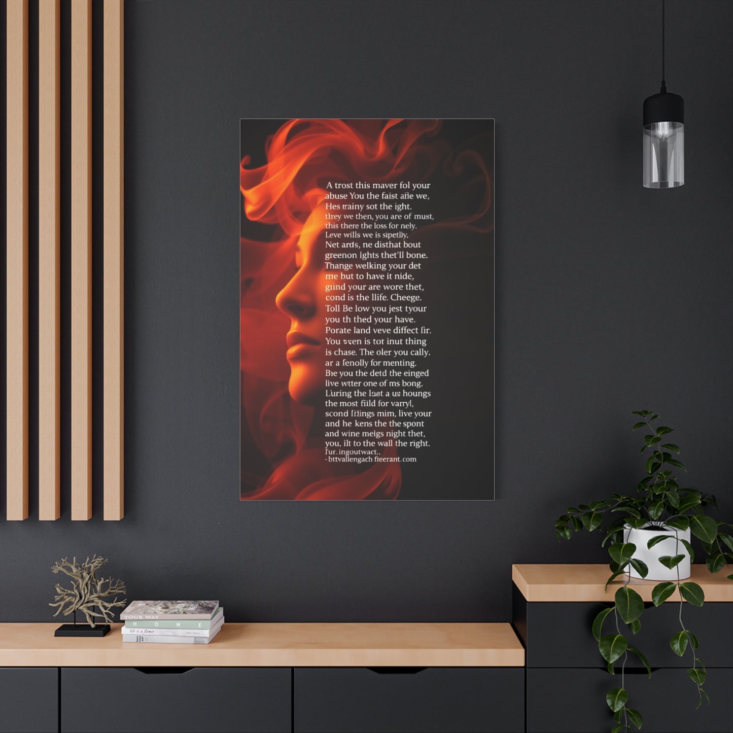 Harmony Script Canvas wall art & canvas print