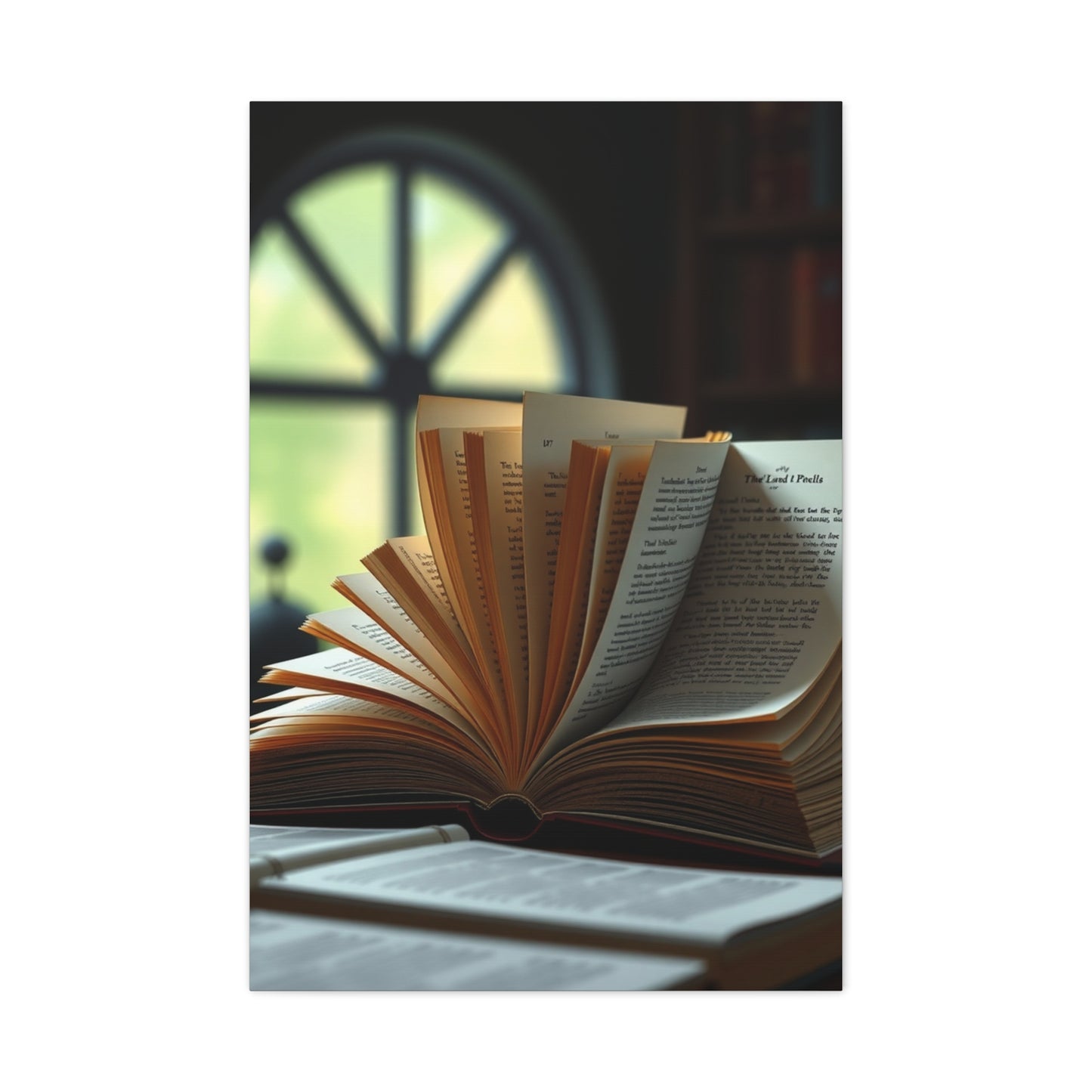 Book Art Luxury Canvas Wall Art & Canvas Print