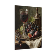 Old Master Fig and Wine Still Life Wall Art & Canvas Print