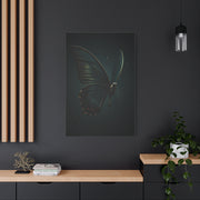Dark Swallowtail Butterfly Profile Study Wall Art & Canvas Prints