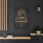 Grand Piano Deco Gold Luxury Wall Art & Canvas Prints