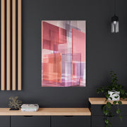 Blush Acrylic Glass Illusion Wall Art & Canvas Print