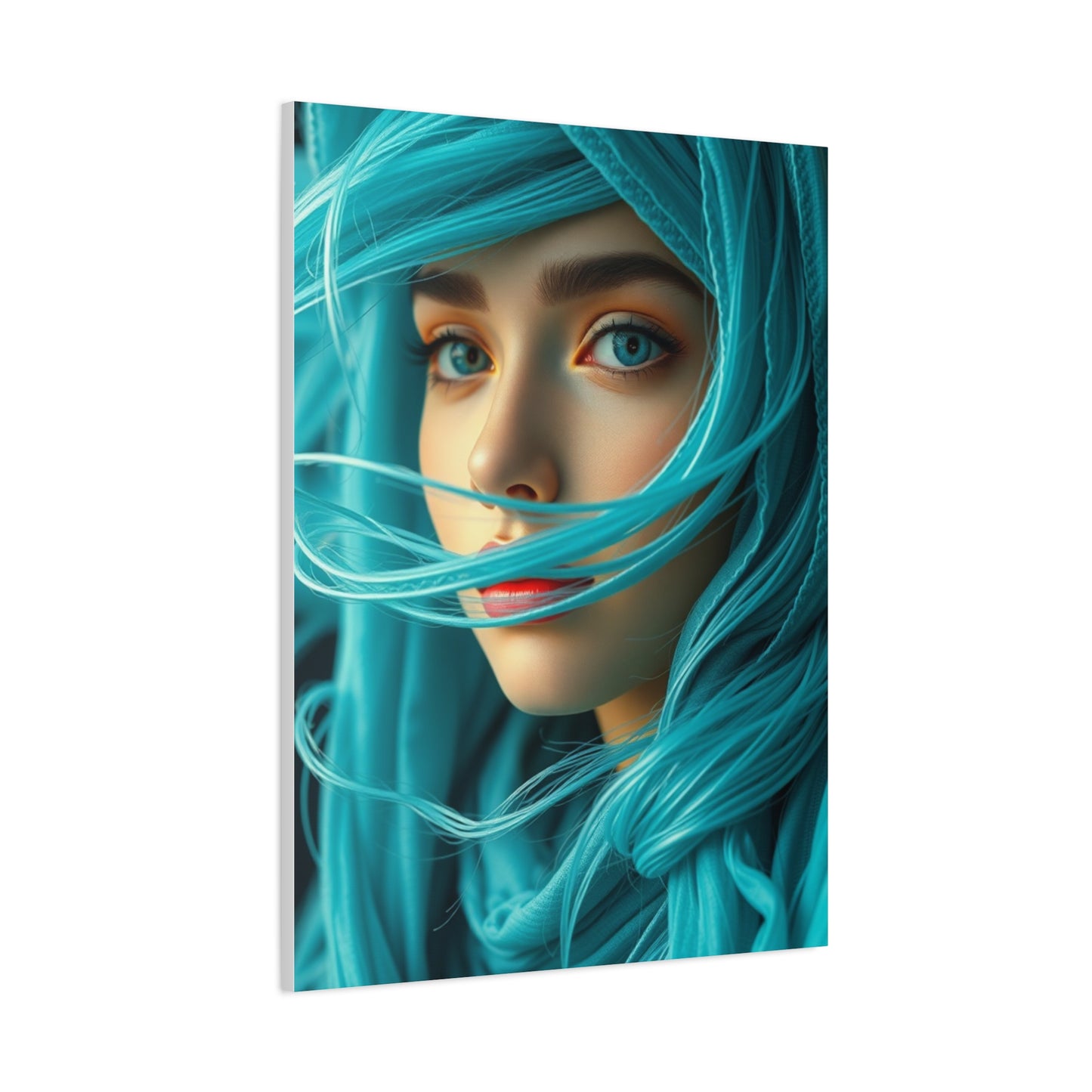 Cerulean Elegance Artwork wall art & canvas print