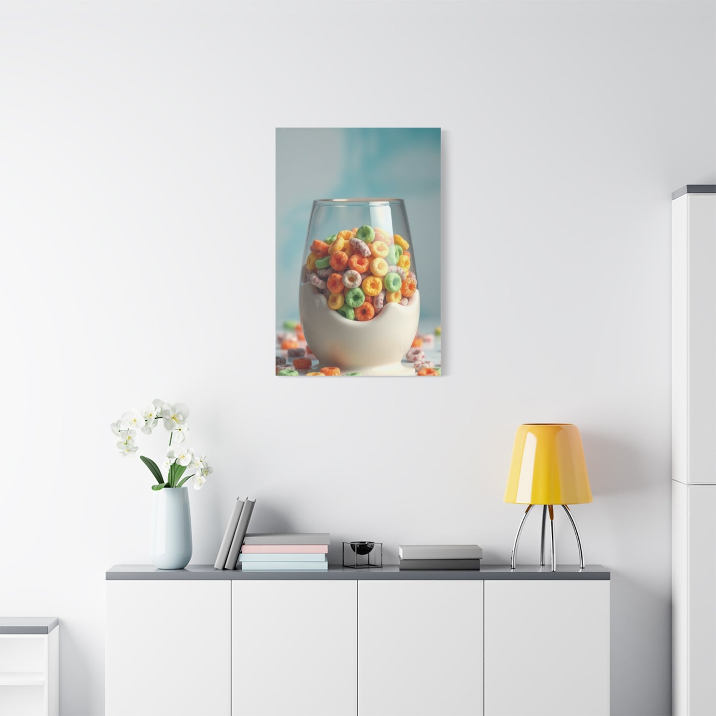 Opulent Cereal Symphony Canvas Wall Art & Canvas Print