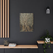 Golden Abstract Tree Texture Luxury Trees Wall Art & Canvas Print