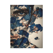 Ink Cloud Portrait Abstract Wall Art & Canvas Print