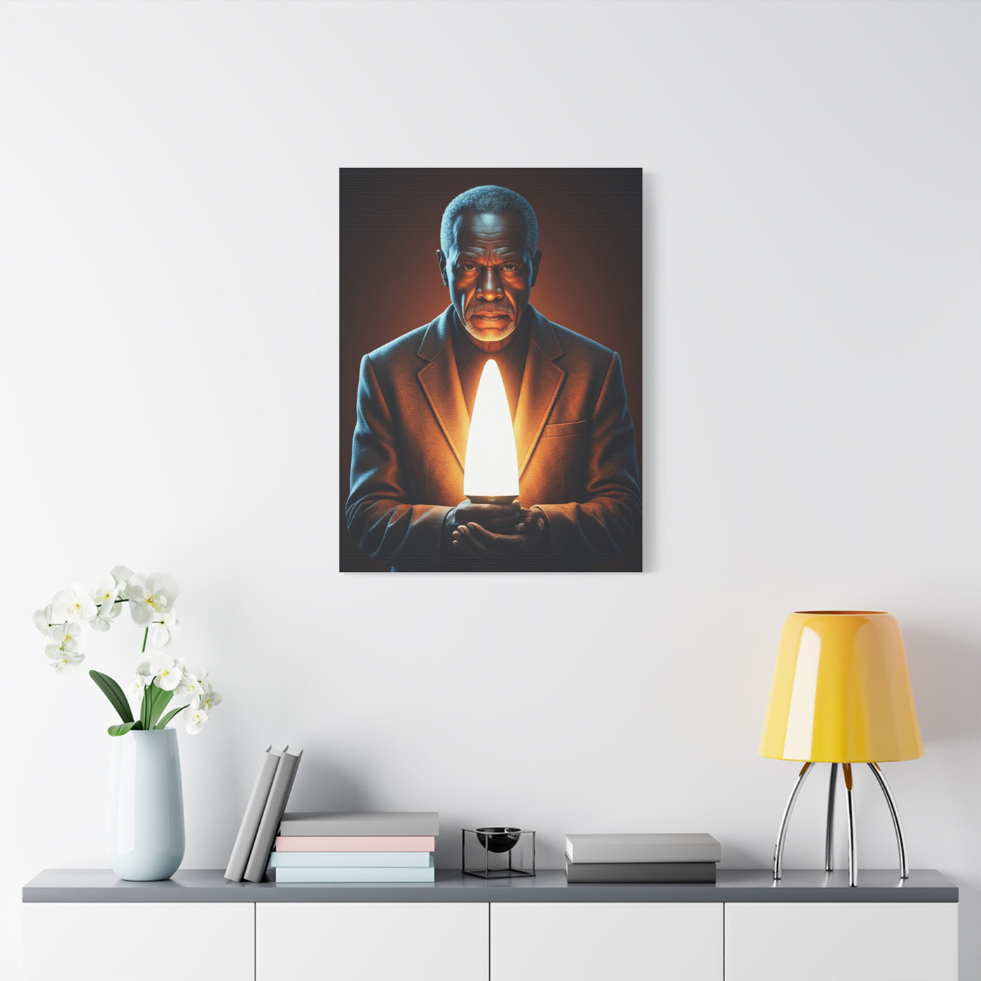 Beacon of Wisdom Elder Portrait Wall Art & Canvas Prints