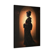 Silent Elegance Geisha Portrait Wall Art & Canvas Prints