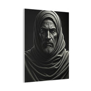 Silent Strength Black & White Elder Portrait Wall Art & Canvas Prints