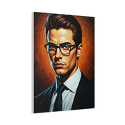 Modern Intellectual Gentleman Portrait Wall Art & Canvas Print