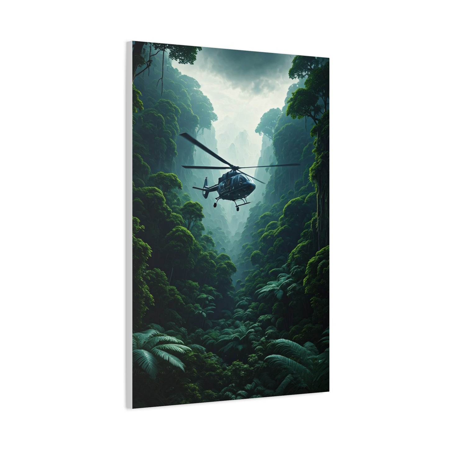 Vintage Fighter Aerial Dive Over City Wall Art & Canvas Prints