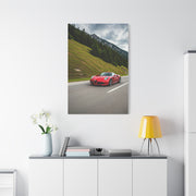 Alfa Romeo 4C Mountain Twisty Road Wall Art & Canvas Prints