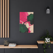 Bold Pink and Emerald Abstract Wall Art & Canvas Print