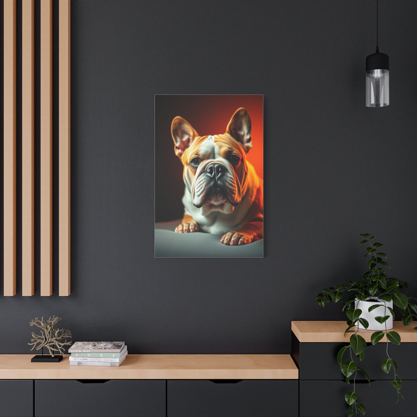 Supreme Bulldog Art Beautiful Collection Wall Art & Canvas Print