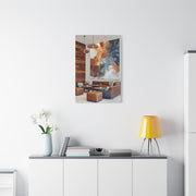 Luxury Earth Abstract Hotel Lobby Wall Art & Canvas Print