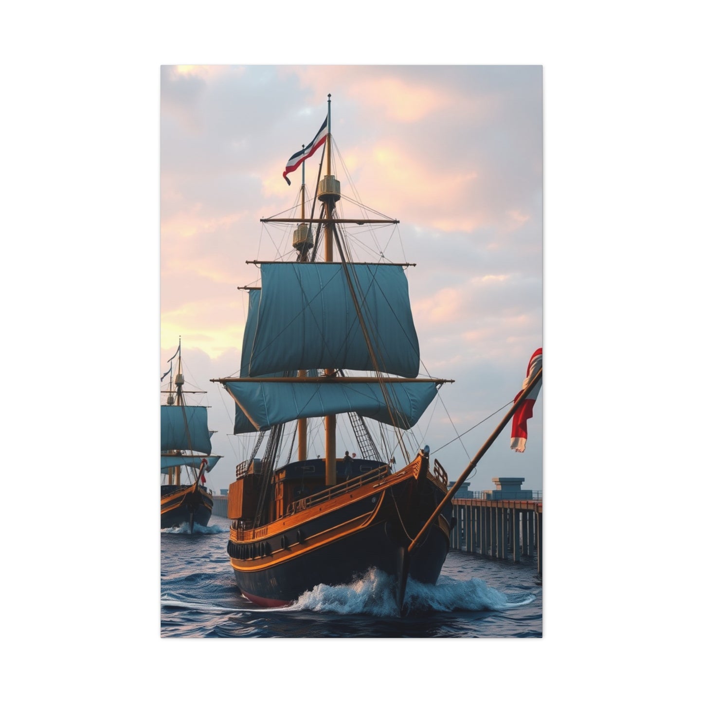 Supreme Ship Art Beautiful Collection Wall Art & Canvas Print
