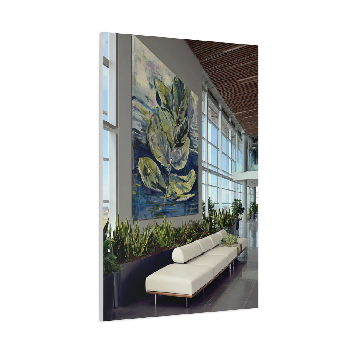 Botanical Biophilic Corporate Reception Wall Art & Canvas Print