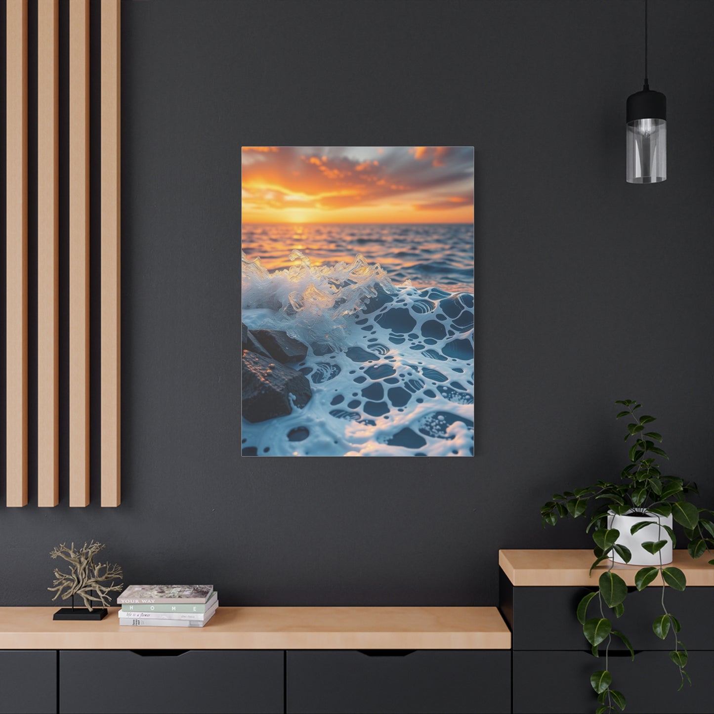 Celestial Tides Canvas wall art & canvas print