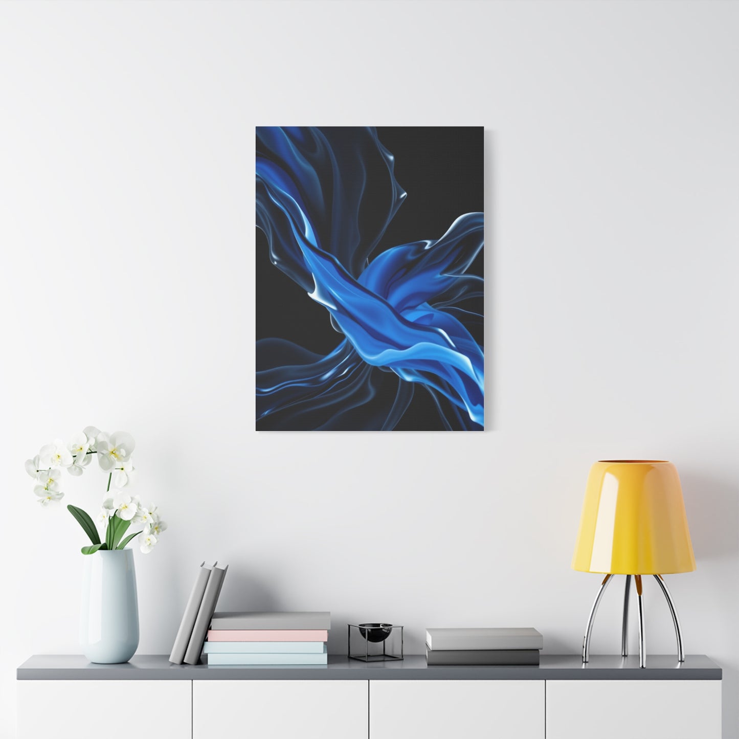 Supreme Black, White & Blue Art Beautiful Collection Wall Art & Canvas Print