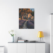 Lavender Field Farmhouse Provence Wall Art & Canvas Print