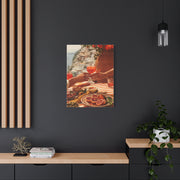 Mediterranean Aperitivo Romance Scene Wall Art & Canvas Print