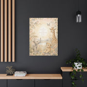 Fearfully and Wonderfully Made Nursery Scripture Wall Art & Canvas Print