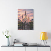 St. Louis Cathedral Sunrise Square Wall Art & Canvas Print