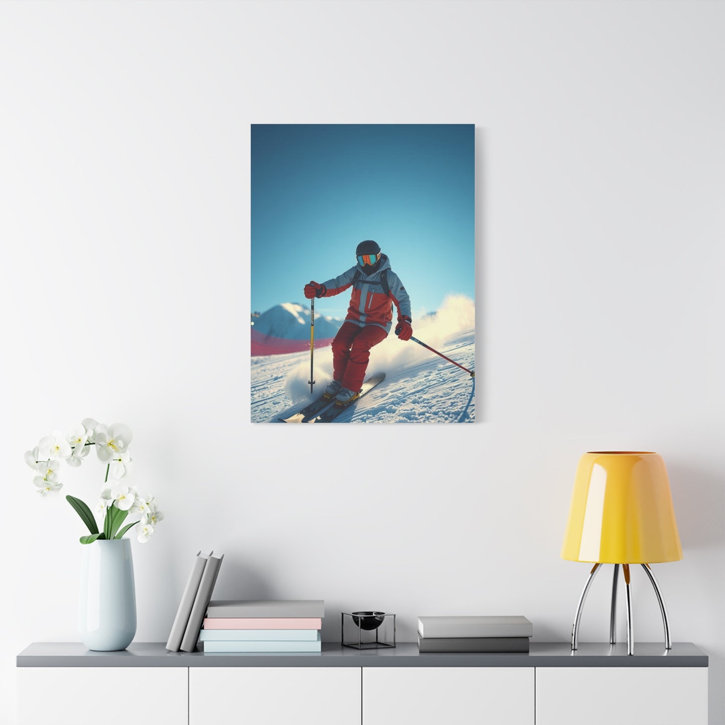 Supreme Skiing Art Beautiful Collection Wall Art & Canvas Print