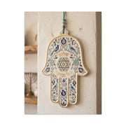Ceramic Hamsa Blessing Wall Art & Canvas Print