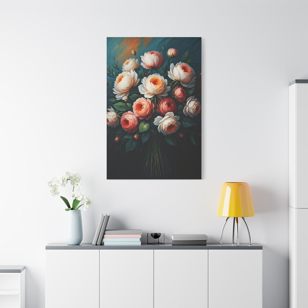 Blush Peony Elegance Wall Art & Canvas Print