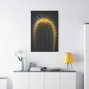 Golden Halo Cactus Sculpture Wall Art & Canvas Prints
