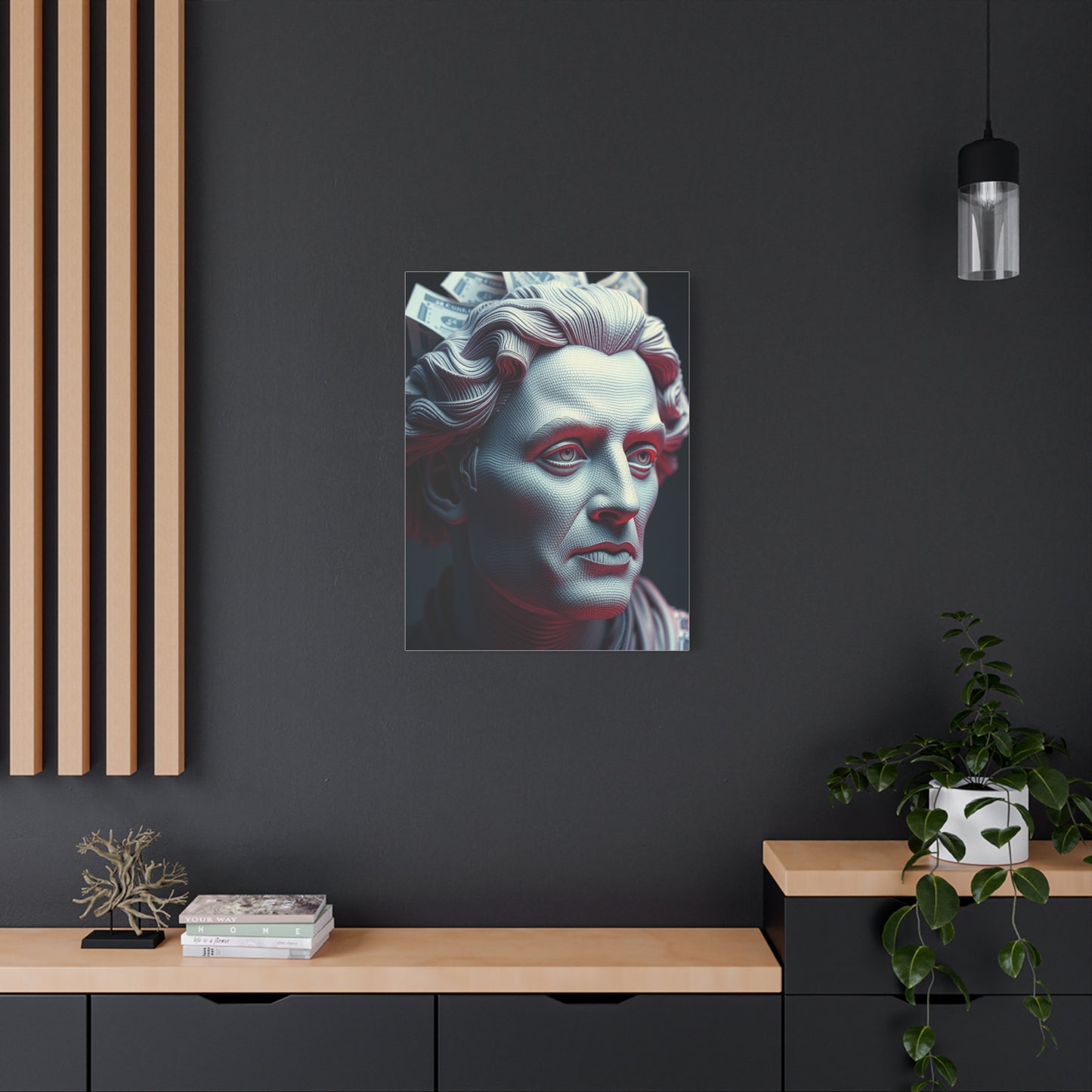 Opulent Currency Canvas wall art & canvas print