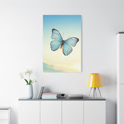 Blue Sky Butterfly Serenity Wall Art & Canvas Prints