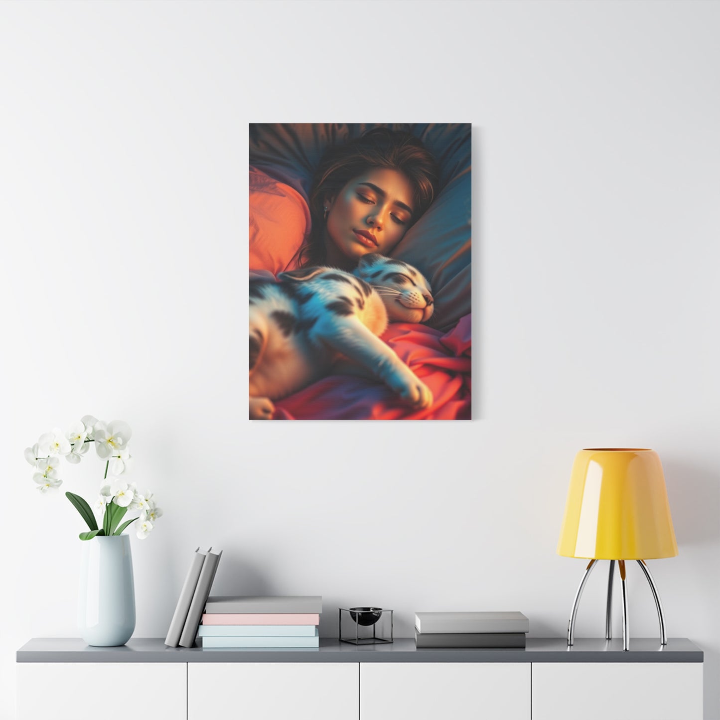 Masterpiece Sleeping & Napping Art Vision Wall Art & Canvas Print