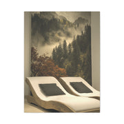 Woodland Dusk Forest Landscape Wall Art & Canvas Print