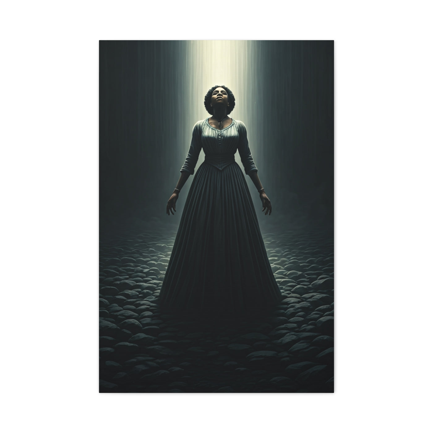 Veil of Silence Portrait Wall Art & Canvas Prints
