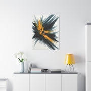 Golden Impact Burst Wall Art & Canvas Prints