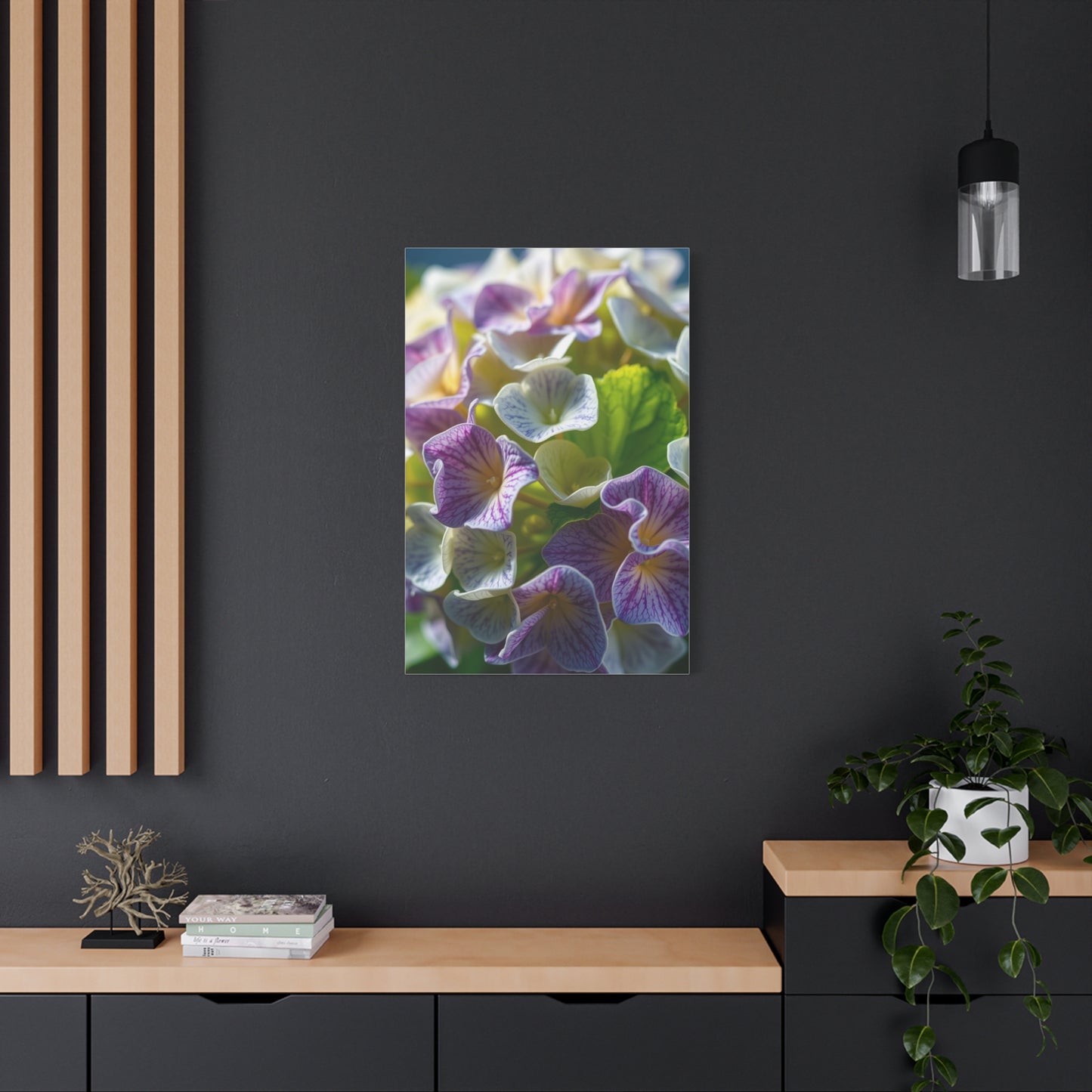 Hydrangea Flower Art Supreme Canvas Wall Art & Canvas Print