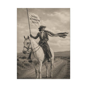 Frontier Equality Rider Portrait Scene Wall Art & Canvas Print