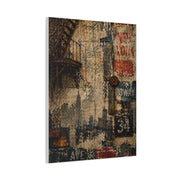 Urban Vintage Collage Skyline Wall Art & Canvas Print