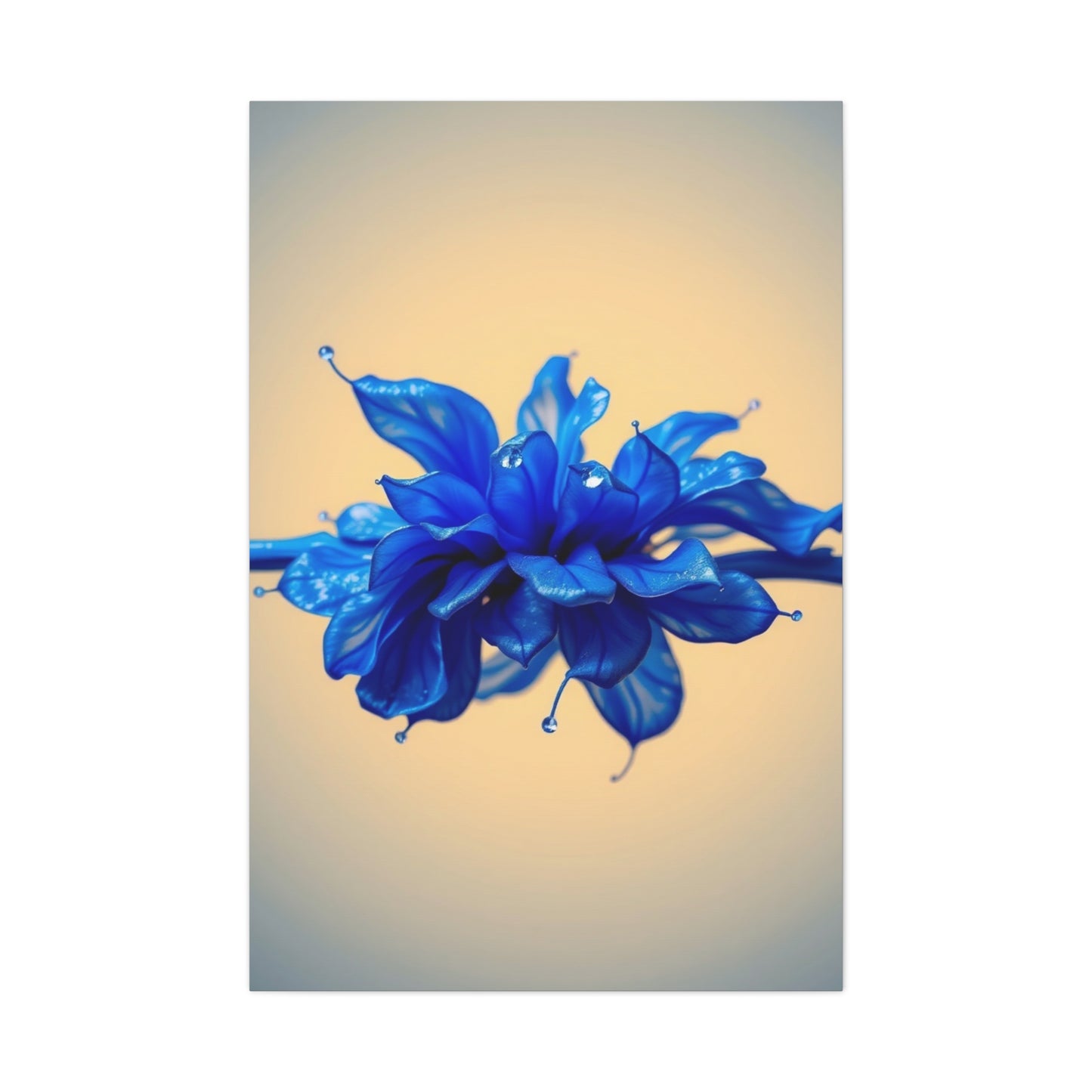 Supreme Collection Blue & Gray Art Wall Art & Canvas Print
